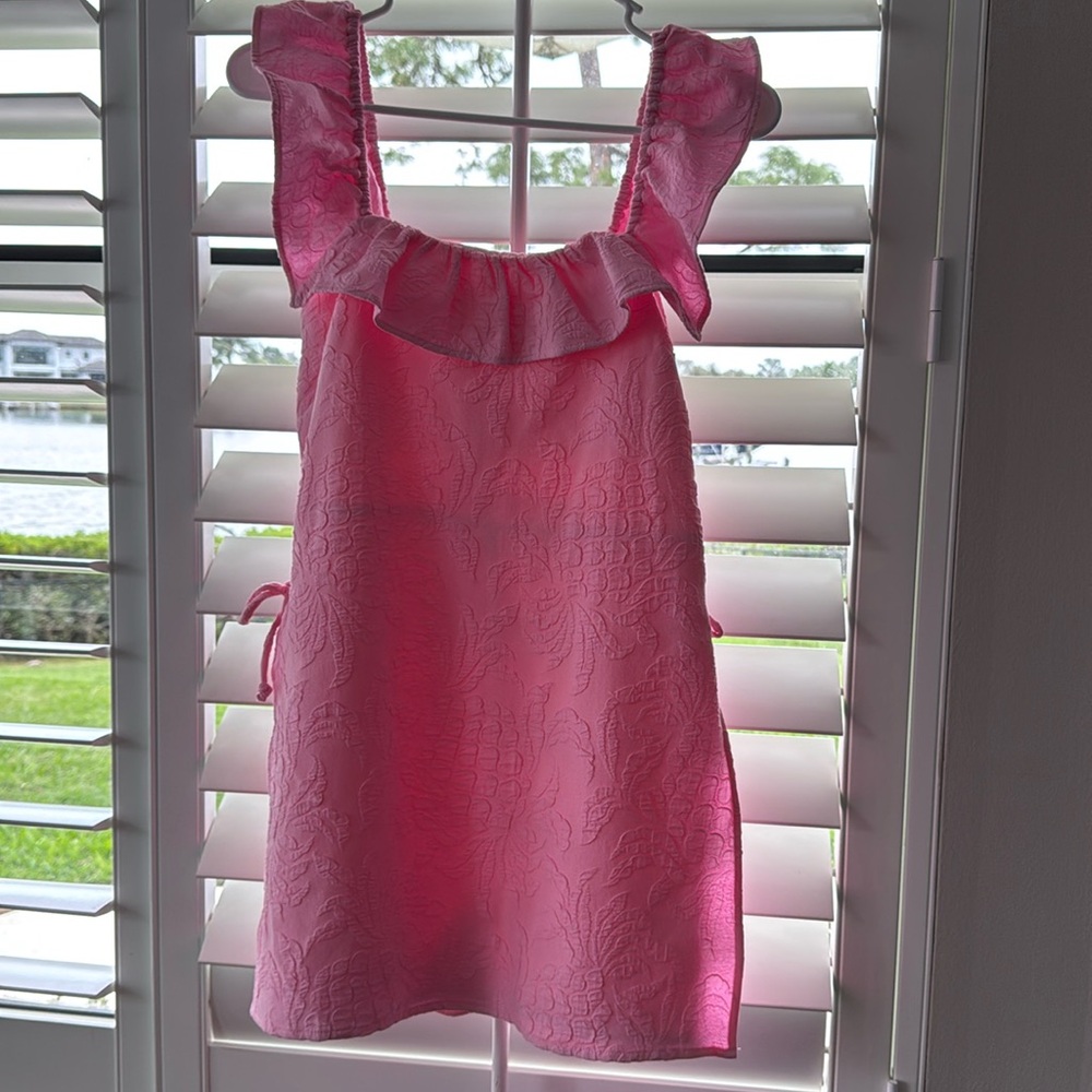 Lilly pulitzer 00 pink romper dress